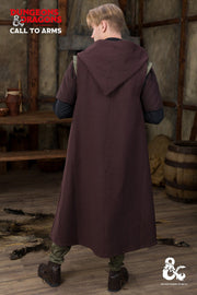 Abrigo medieval algodón modelo Ranger, marrón