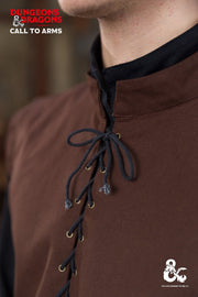 Chaleco medieval modelo Ranger, color marrón