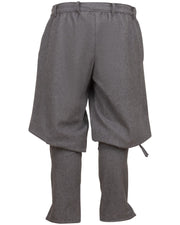 Pantalones vikingos hombre modelo Gunnar, gris