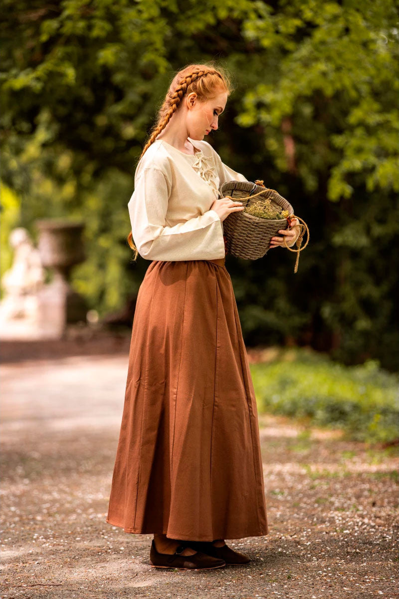 Falda medieval mujer Tabaco