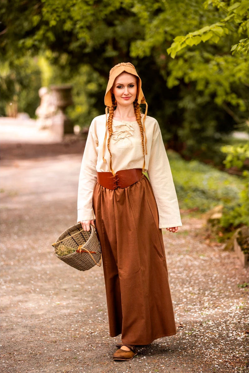 Falda medieval mujer Tabaco