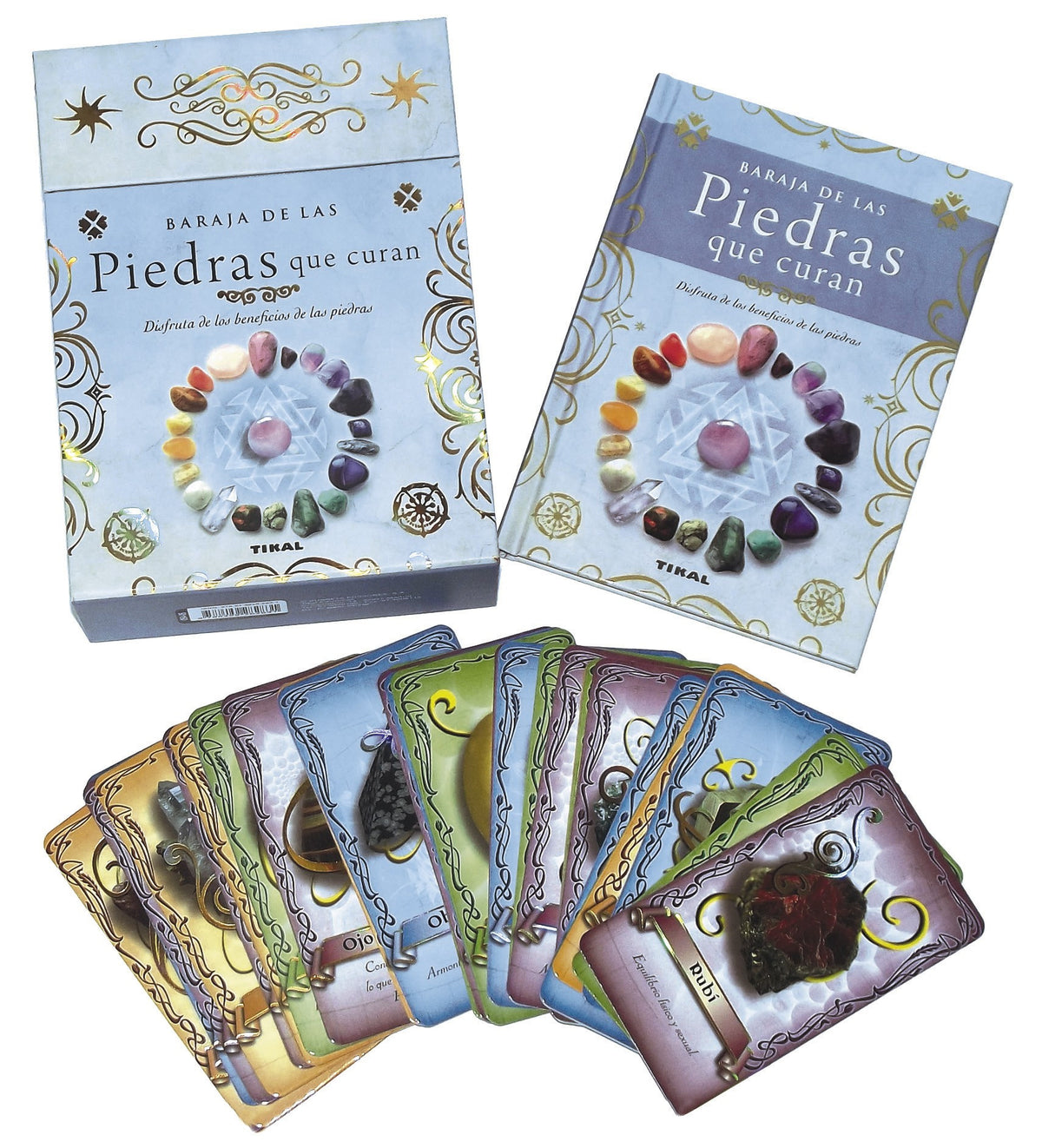Cartas Baraja de las piedras que Curan (En Español)