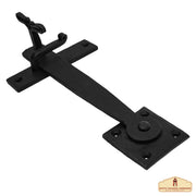 Pestillo para puerta medieval hierro forjado (22 cm.)