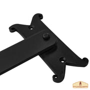 Pestillo para puerta medieval hierro forjado (27,3 cm.)