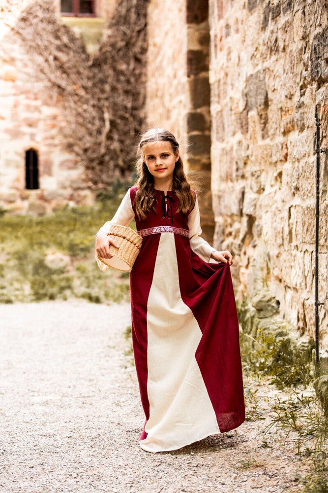 Vestido Piccola Donna bicolor