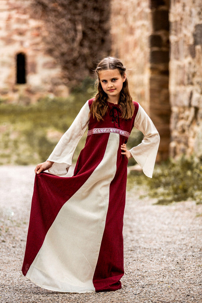 Vestido Piccola Donna bicolor