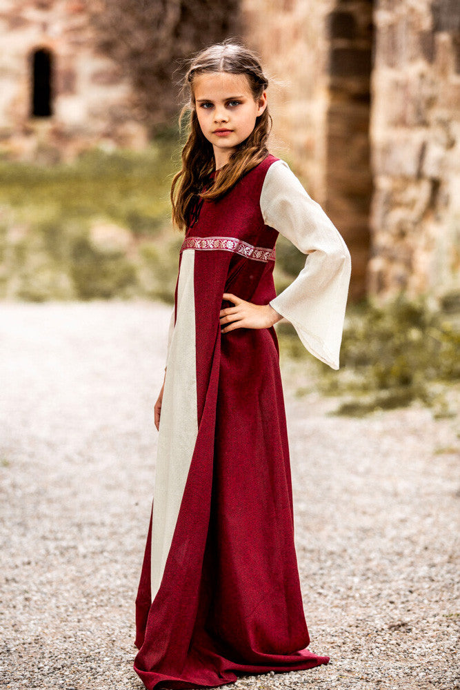 Vestido Piccola Donna bicolor