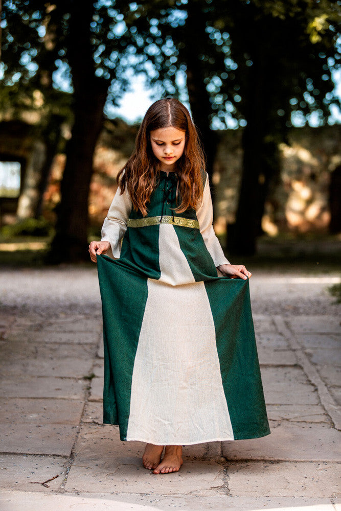 Vestido Piccola Donna bicolor