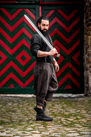 Pantalón Vikingo rodilla marrón