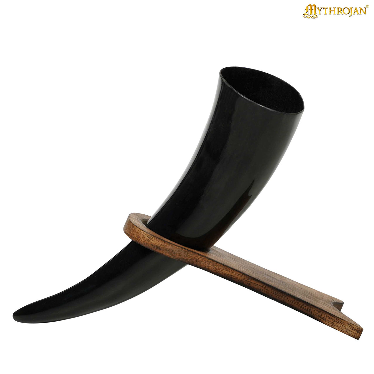 Soporte para cuernos en madera (17,7 cm)