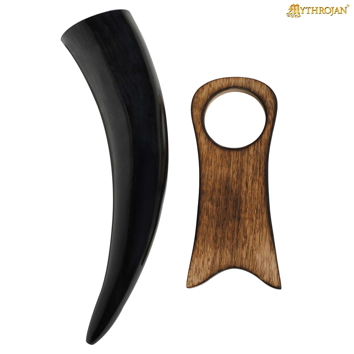 Soporte para cuernos en madera (17,7 cm)