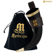 Cuerno vikingo para beber modelo Comerciante (350 ml.)