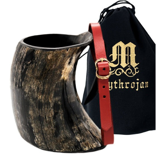 Jarra medieval para beber con correa cuero (1400 ml.)