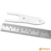Herramienta medieval para trenzar cuerdas
