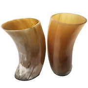 Set 2 vasos vikingos de cuerno para beber