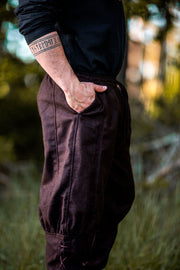 Pantalón Vikingo en lana marrón