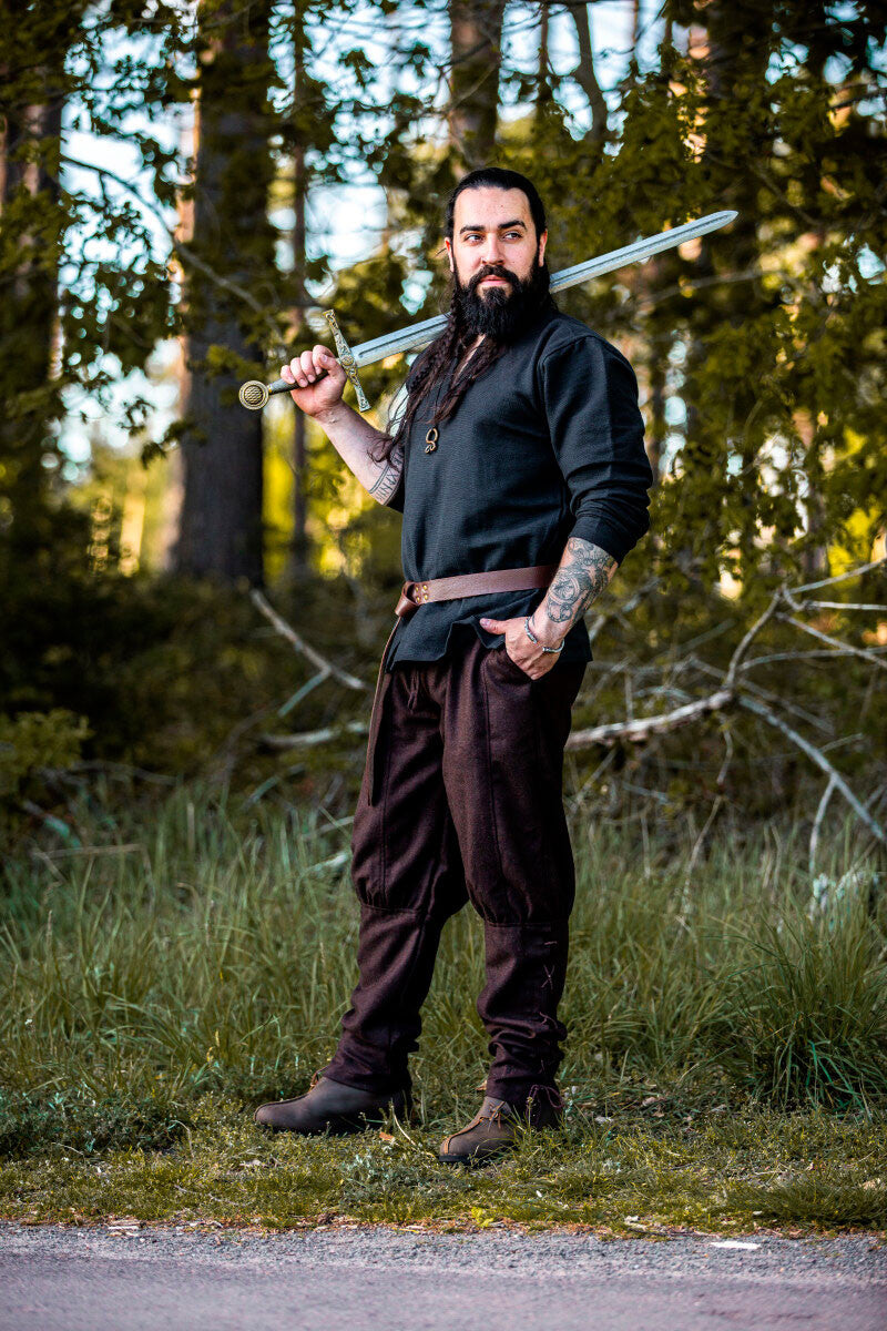 Pantalón Vikingo en lana marrón
