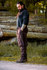 Pantalón Vikingo en lana marrón