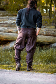 Pantalón Vikingo en lana marrón