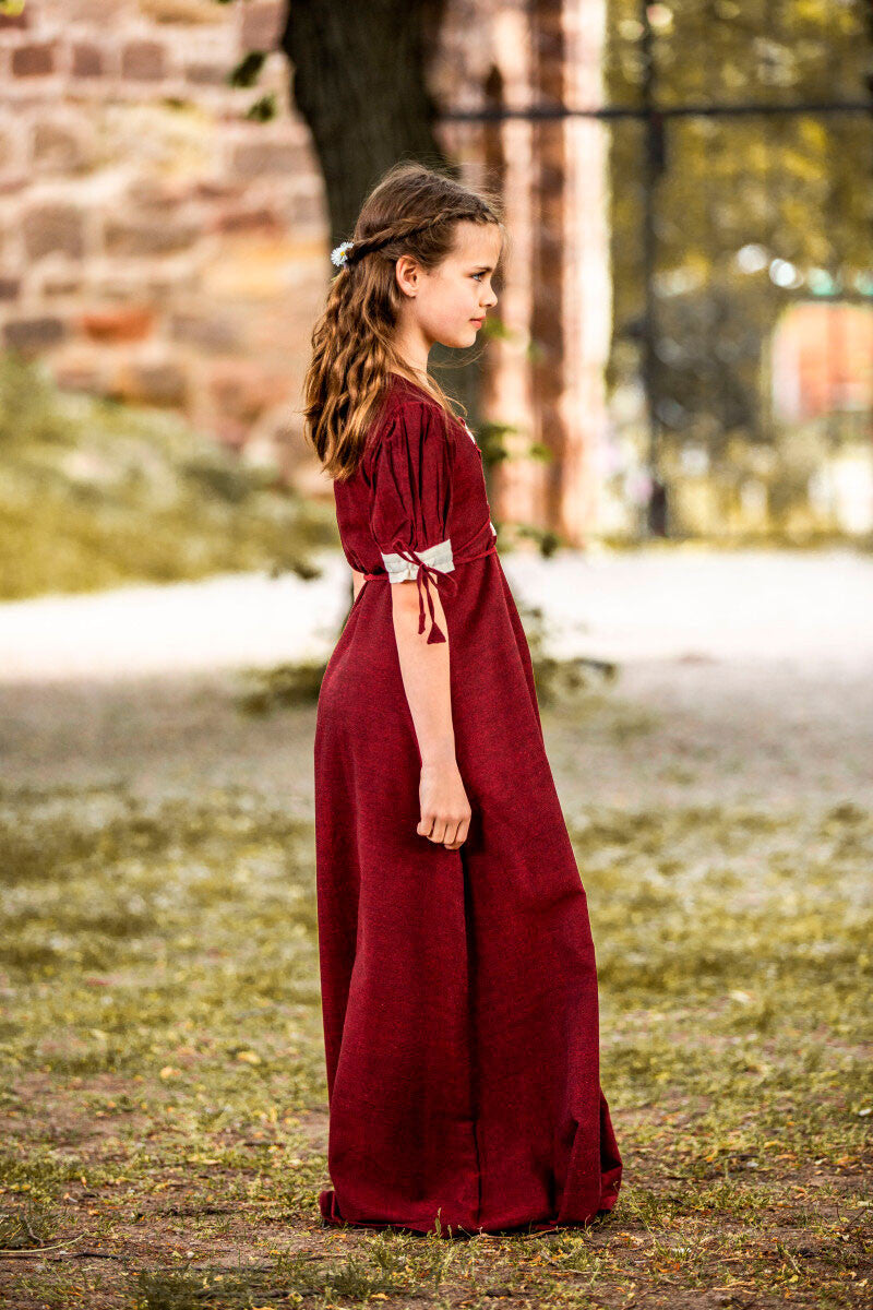 Vestido medieval de verano para niñas