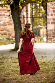 Vestido medieval de verano para niñas