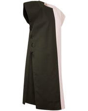 Tabardo medieval modelo Gilbert, color verde-crema