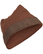 Gorro medieval algodón modelo Toki, color marrón claro