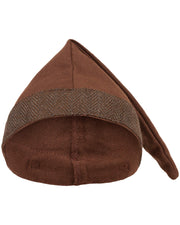 Gorro medieval algodón modelo Toki, color marrón claro