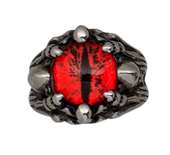 Anillo ojo oscuro de Sauron en metal, varias tallas