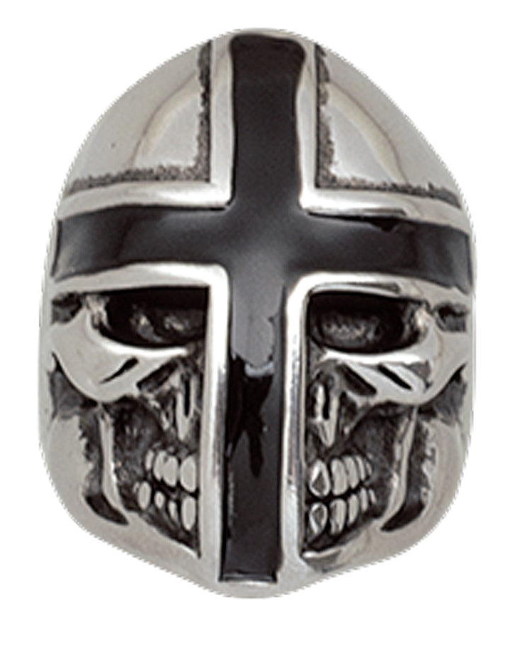 Anillo Calavera cruz guerrero, varias tallas