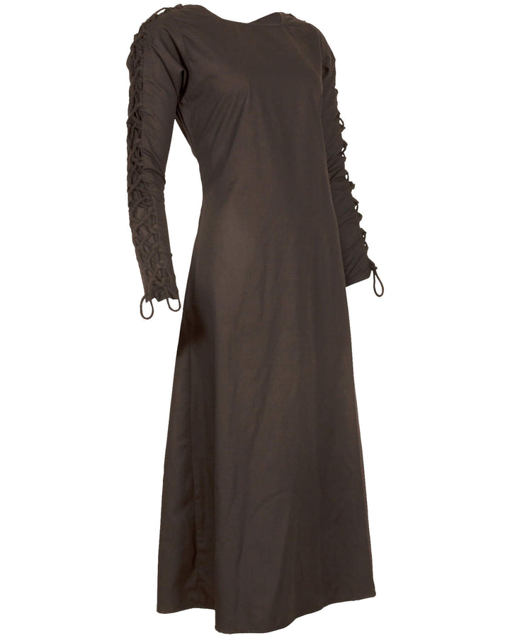 Vestido medieval largo modelo Sunna, color negro