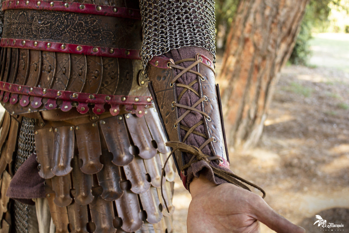 Brazales Vikingos Varangian, marrones