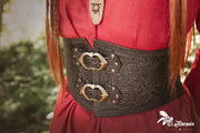 Cinturón Corsé Vikingo Valkiria - Marrón