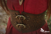 Cinturón Corsé Vikingo Valkiria - Marrón