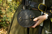 Cantimplora Explorer medieval en cuero
