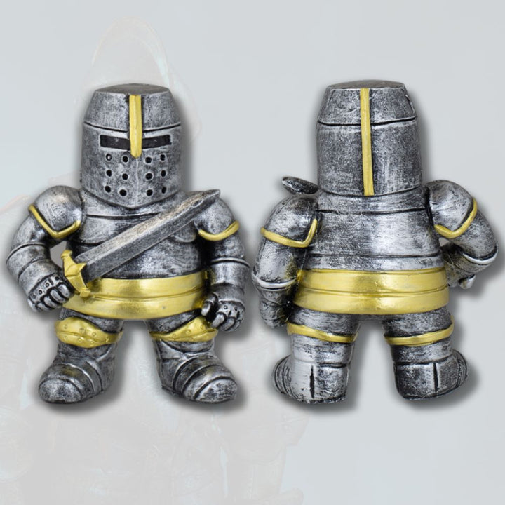 Figura de resina guerrero medieval con espada (10,5 cm.)