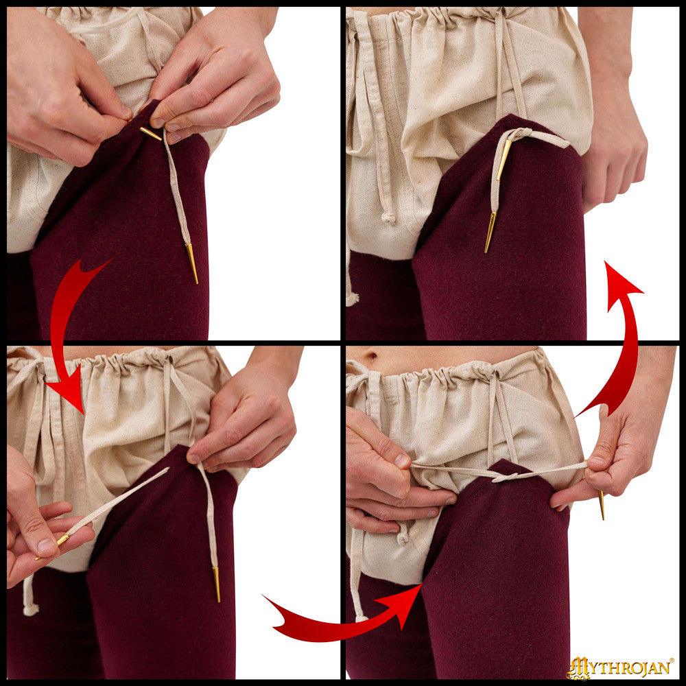 Piernas medievales en lana modelo Oswald