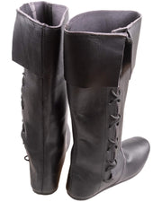 Botas medievales modelo Tilly, color negro