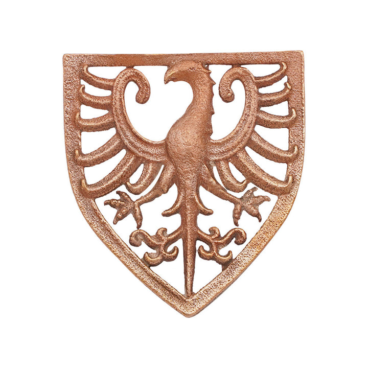 Adorno Águila heráldica en bronce para cinturones