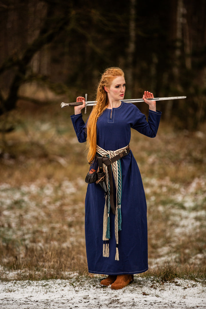 Vestido Vikingo mujer Helga en azul