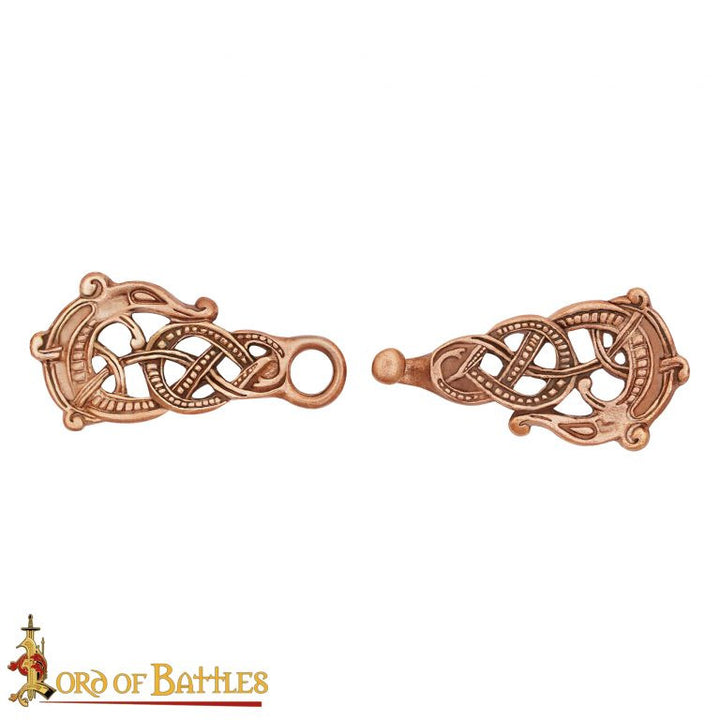 Broche Vikingo para capas en bronce