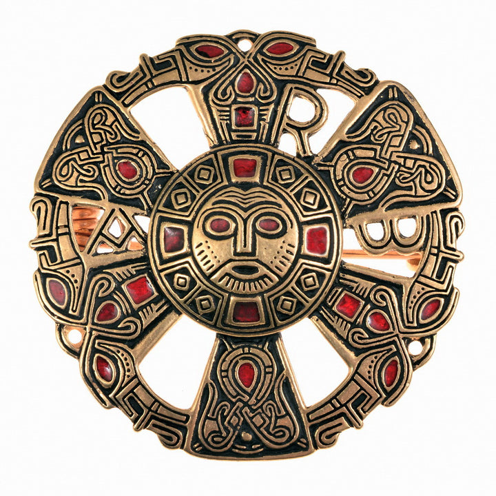 Broche medieval bronce de Limons, Francia