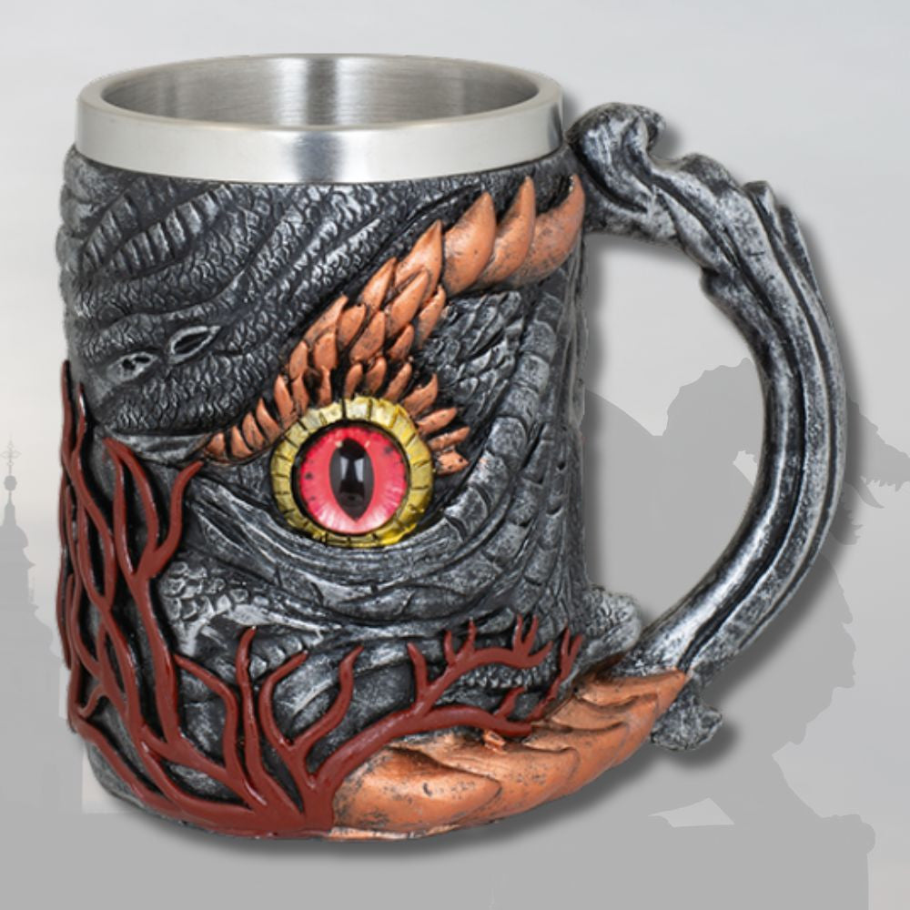 Taza de resina Ojo de Dragón (12,5 cm.)