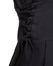 Túnica medieval algodón modelo Galatea, color negro