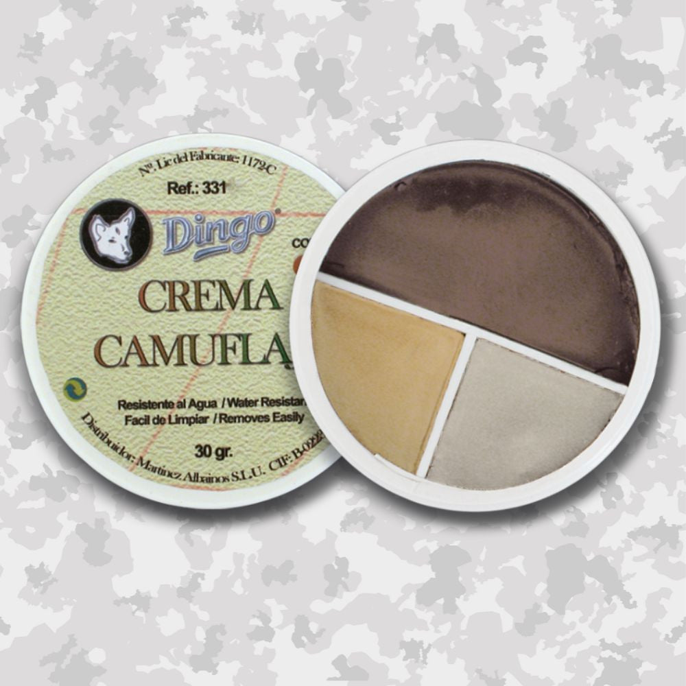 Tarro pintura camuflaje 3 colores desierto
