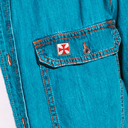 Pin Cruz Caballeros Templarios, cuadrado