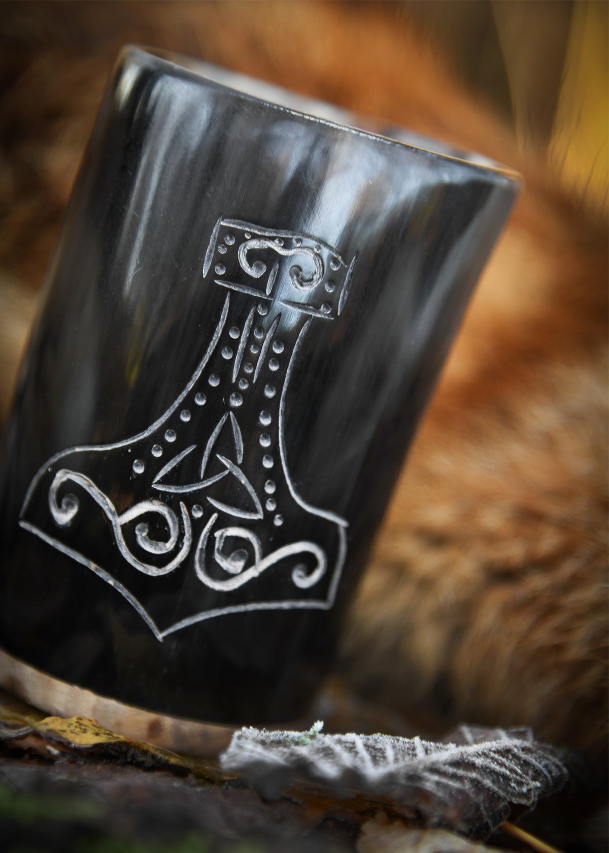 Copa Vikinga Mjoelnir en cuerno