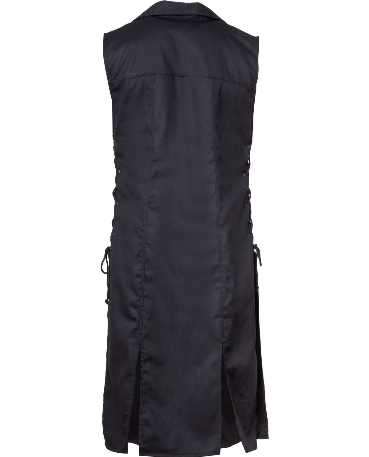 Chaleco gótico Hemblock en negro