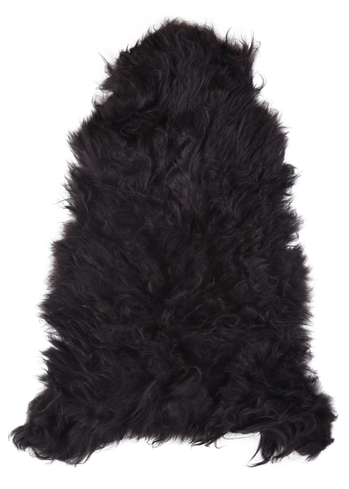 Piel de oveja nórdica negra (110 cm.)