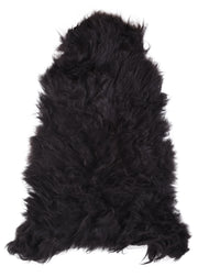Piel de oveja nórdica negra (110 cm.)